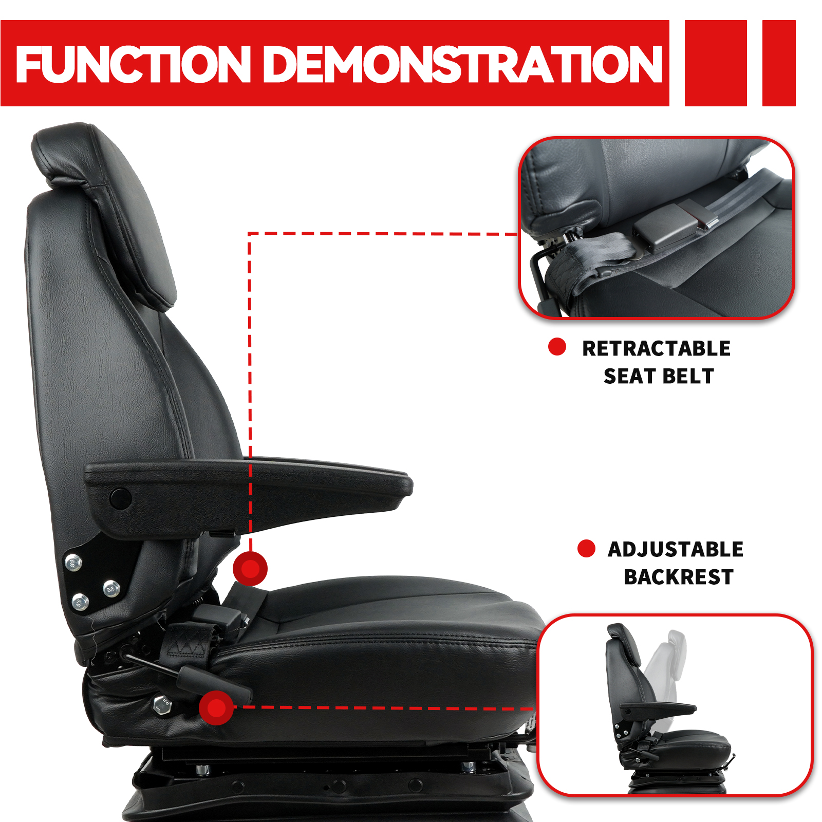 组 4 安全带靠背 左